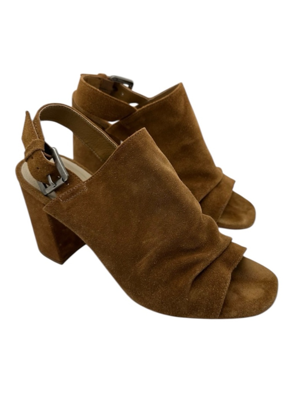 Matisse Kellen Shoes 9 Sandal Bootie Fashion Chunky Heel Open Toe Suede Leather